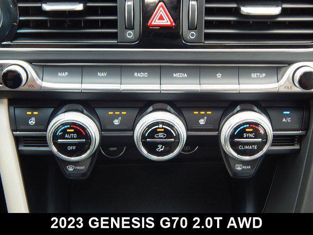 used 2023 Genesis G70 car, priced at $27,743