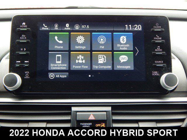 used 2022 Honda Accord Hybrid car, priced at $27,254