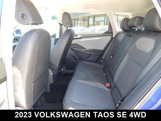 used 2023 Volkswagen Taos car, priced at $21,447