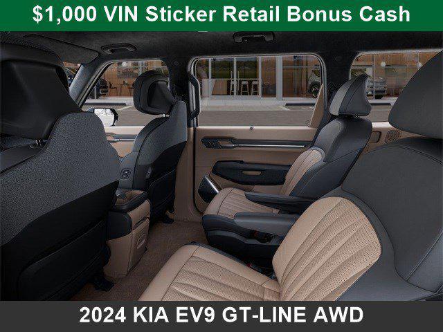 new 2024 Kia EV9 car, priced at $66,245