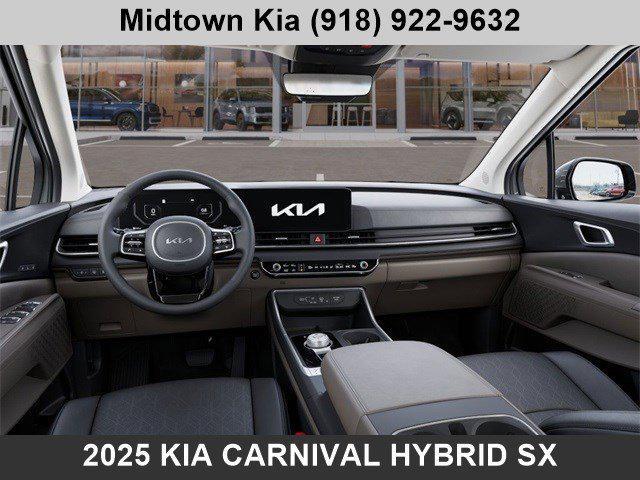 new 2025 Kia Carnival Hybrid car, priced at $48,005