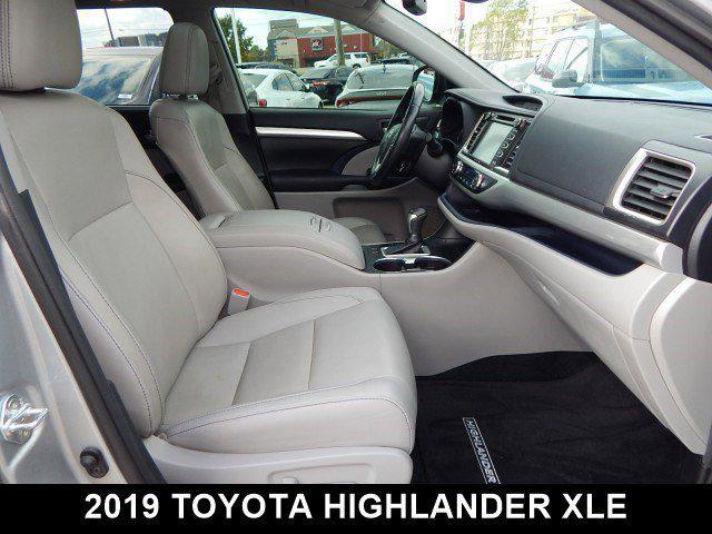 used 2019 Toyota Highlander car, priced at $20,876