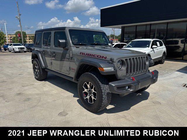 used 2021 Jeep Wrangler Unlimited car, priced at $36,257