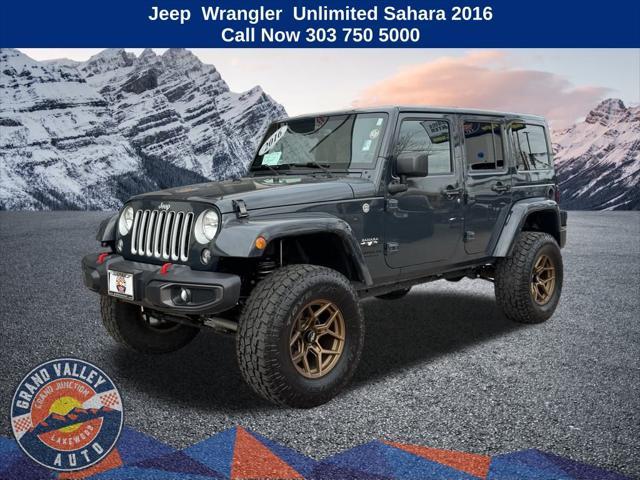 used 2016 Jeep Wrangler Unlimited car, priced at $23,100