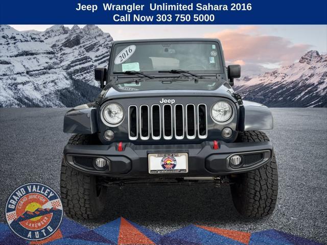 used 2016 Jeep Wrangler Unlimited car, priced at $23,100
