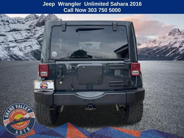 used 2016 Jeep Wrangler Unlimited car, priced at $23,100