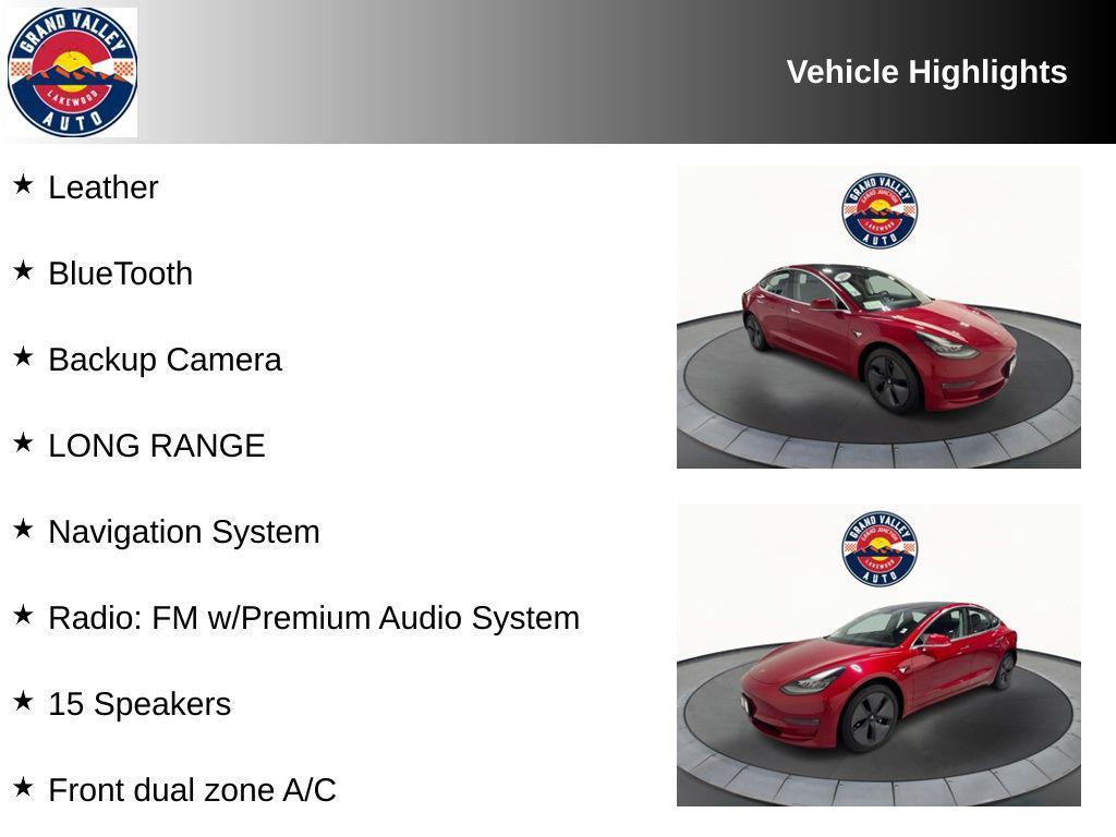 used 2018 Tesla Model 3 car, priced at $24,388