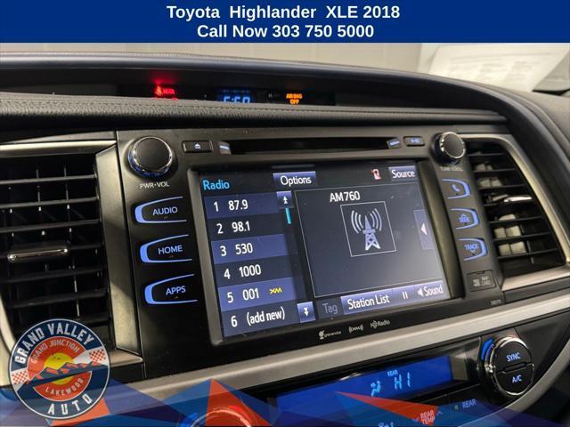 used 2018 Toyota Highlander car, priced at $29,788