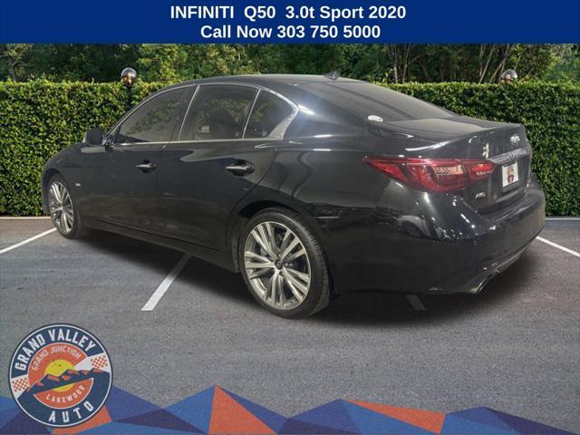 used 2020 INFINITI Q50 car, priced at $26,888