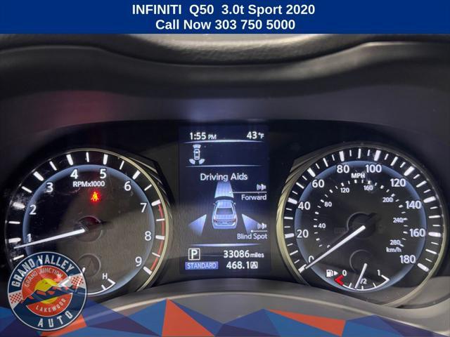 used 2020 INFINITI Q50 car, priced at $26,888