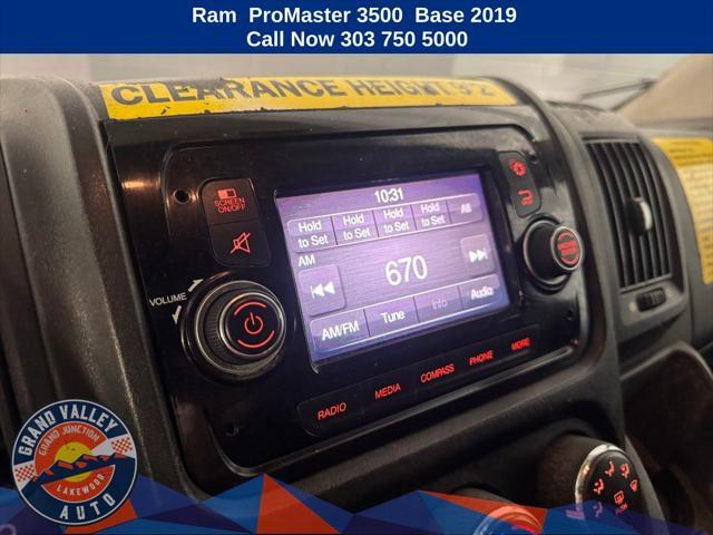 used 2019 Ram ProMaster 3500 car, priced at $24,288