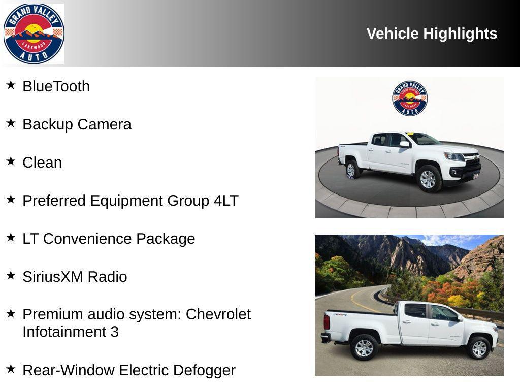 used 2022 Chevrolet Colorado car, priced at $29,500
