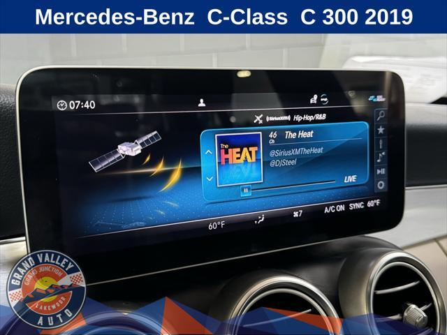 used 2019 Mercedes-Benz C-Class car, priced at $23,988