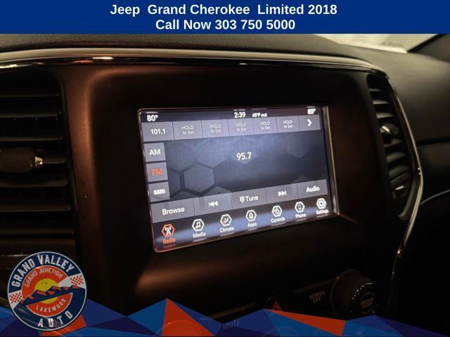 used 2018 Jeep Grand Cherokee car, priced at $16,788