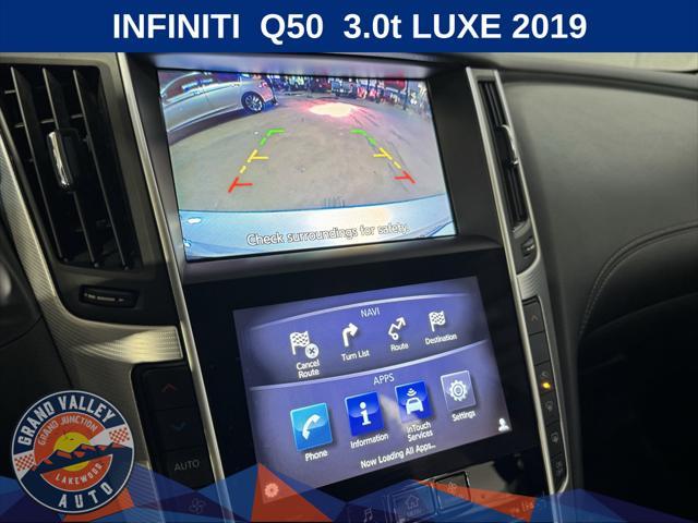 used 2019 INFINITI Q50 car, priced at $25,500