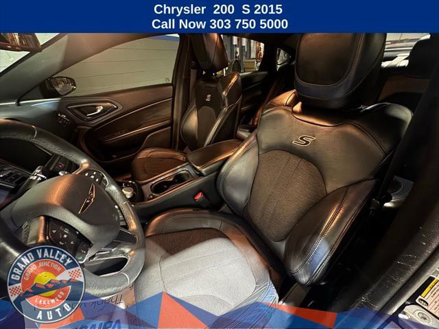 used 2015 Chrysler 200 car, priced at $10,688