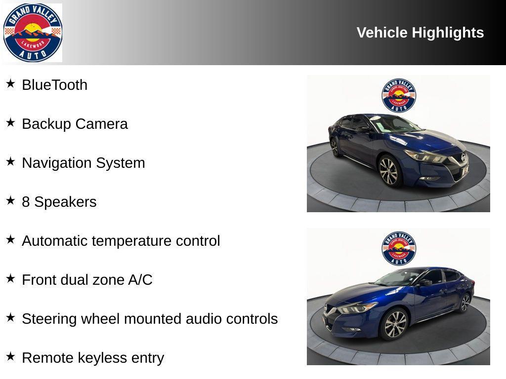 used 2017 Nissan Maxima car, priced at $14,988