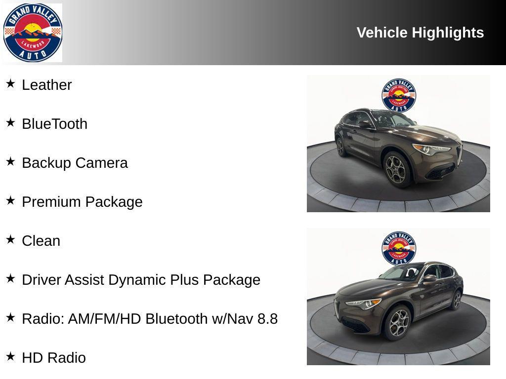 used 2018 Alfa Romeo Stelvio car, priced at $17,588