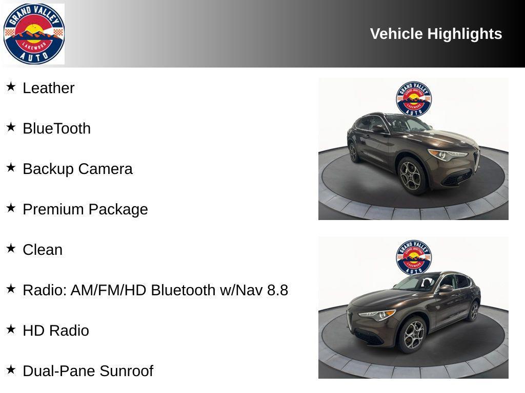 used 2018 Alfa Romeo Stelvio car, priced at $17,688
