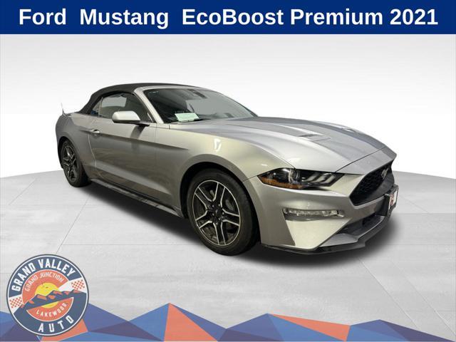 used 2021 Ford Mustang car, priced at $23,788