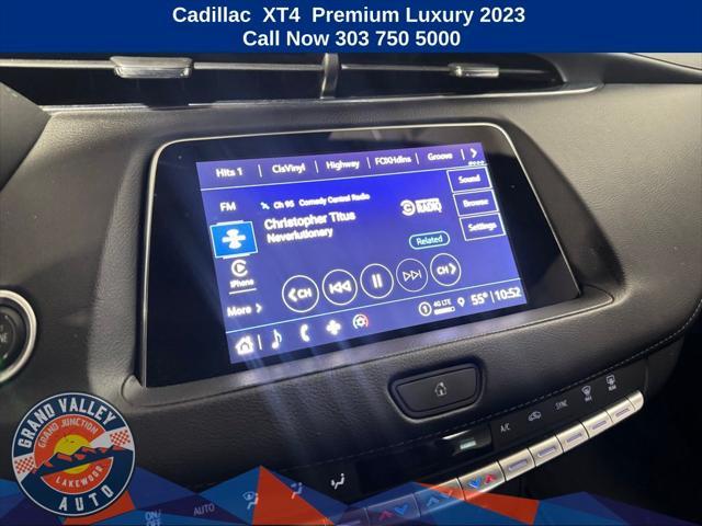 used 2023 Cadillac XT4 car, priced at $27,288