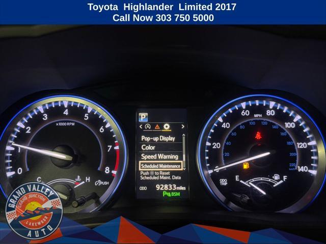 used 2017 Toyota Highlander car, priced at $25,988