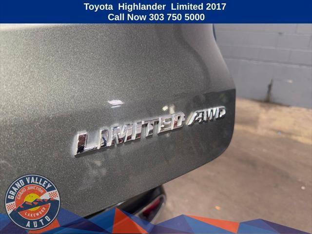 used 2017 Toyota Highlander car, priced at $25,988