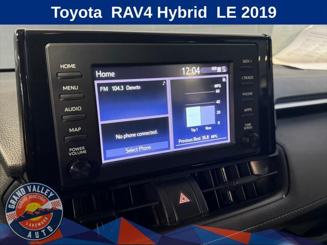 used 2019 Toyota RAV4 Hybrid car, priced at $22,488