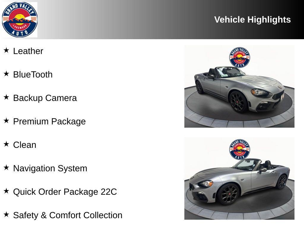used 2017 FIAT 124 Spider car, priced at $19,888