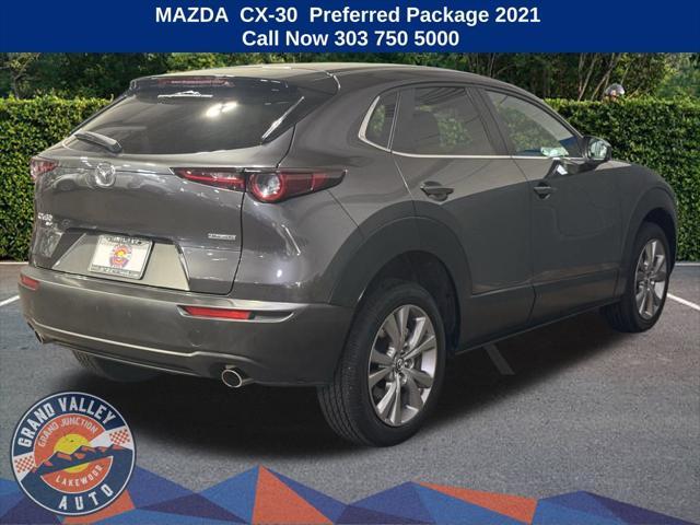 used 2021 Mazda CX-30 car, priced at $24,500