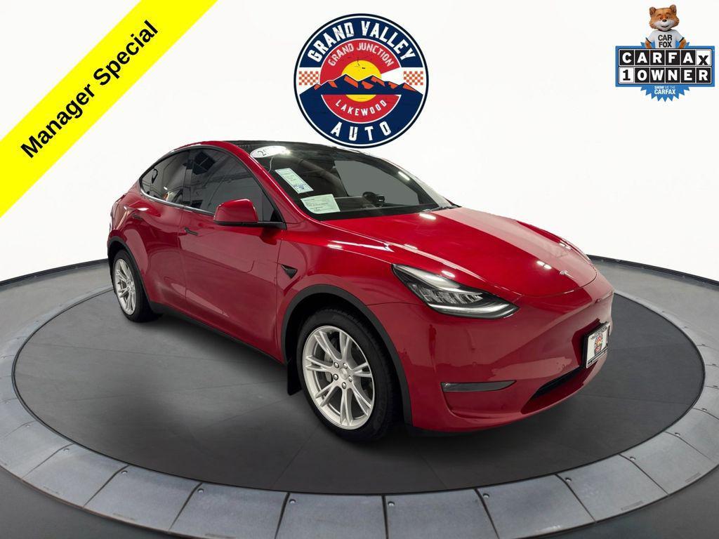 used 2021 Tesla Model Y car, priced at $27,277