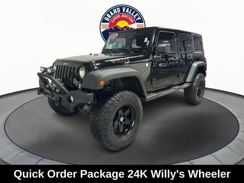 used 2014 Jeep Wrangler Unlimited car, priced at $19,688