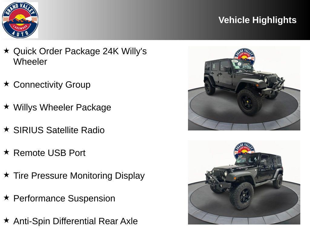 used 2014 Jeep Wrangler Unlimited car, priced at $19,688