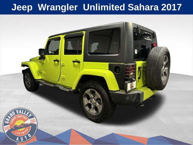 used 2017 Jeep Wrangler Unlimited car, priced at $22,988