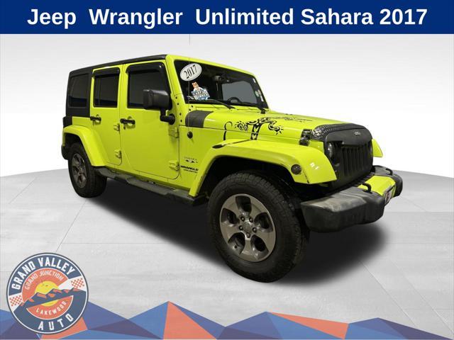used 2017 Jeep Wrangler Unlimited car, priced at $23,400
