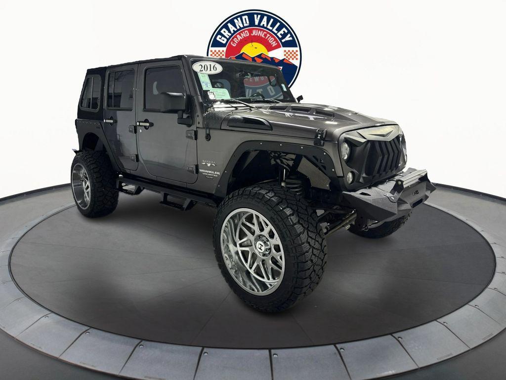 used 2016 Jeep Wrangler Unlimited car, priced at $24,688