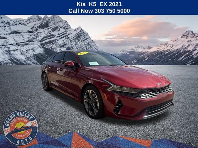 used 2021 Kia K5 car, priced at $21,688