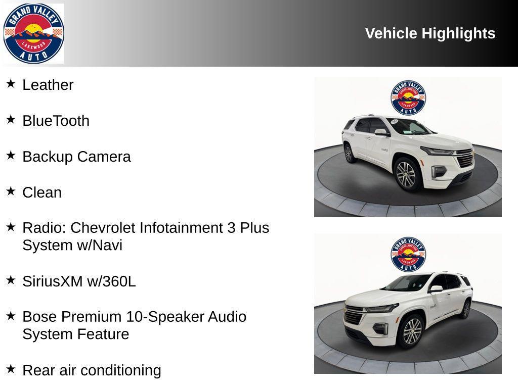 used 2023 Chevrolet Traverse car, priced at $42,500