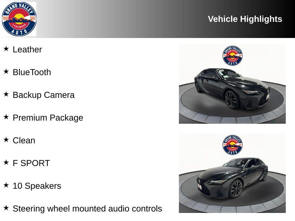 used 2021 Lexus IS 350 car, priced at $35,988