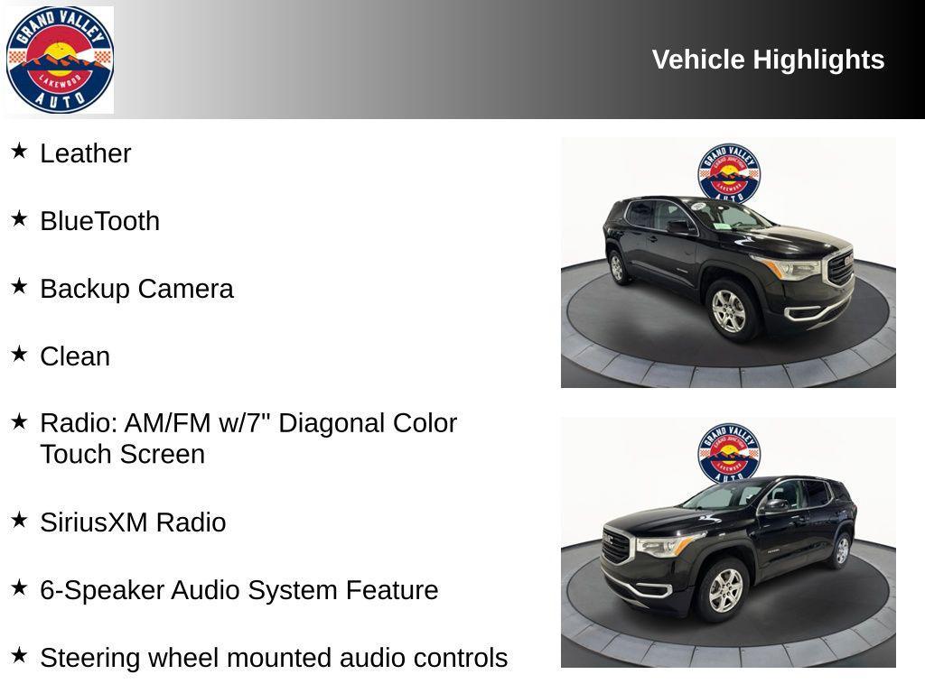 used 2019 GMC Acadia car, priced at $16,988