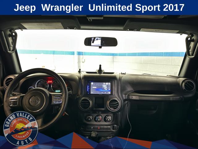 used 2017 Jeep Wrangler Unlimited car, priced at $18,988
