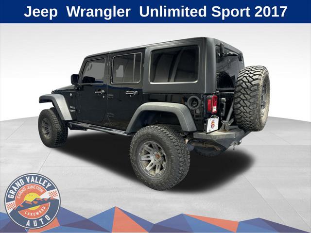 used 2017 Jeep Wrangler Unlimited car, priced at $18,788