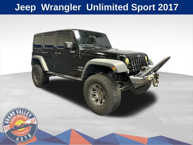used 2017 Jeep Wrangler Unlimited car, priced at $18,888