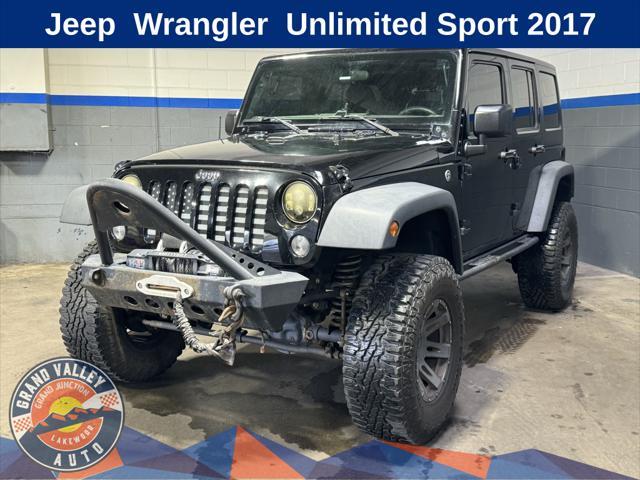 used 2017 Jeep Wrangler Unlimited car, priced at $18,788