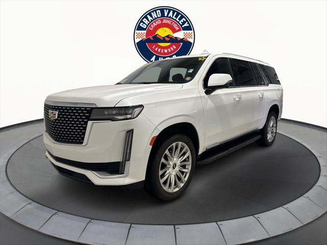used 2023 Cadillac Escalade ESV car, priced at $69,888