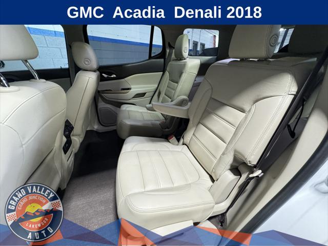 used 2018 GMC Acadia car, priced at $24,200