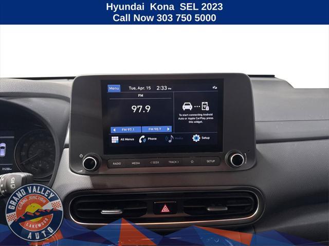 used 2023 Hyundai Kona car, priced at $22,988