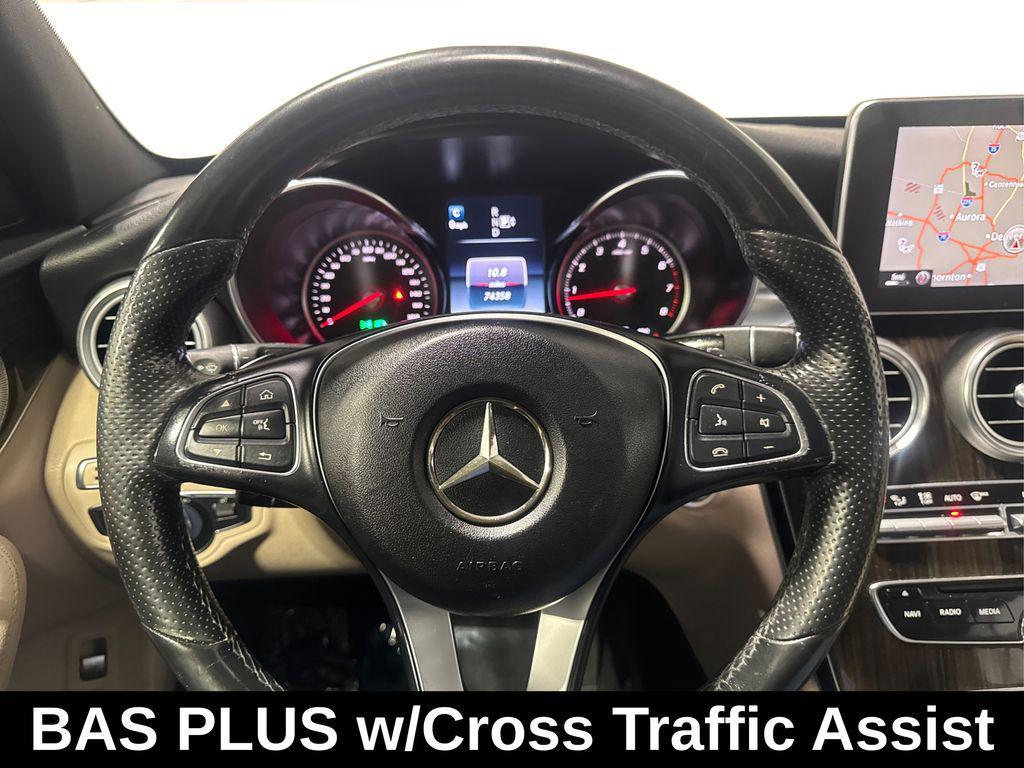 used 2015 Mercedes-Benz C-Class car, priced at $20,588