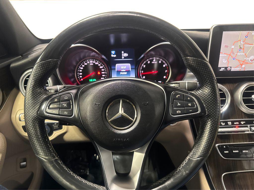 used 2015 Mercedes-Benz C-Class car, priced at $20,788