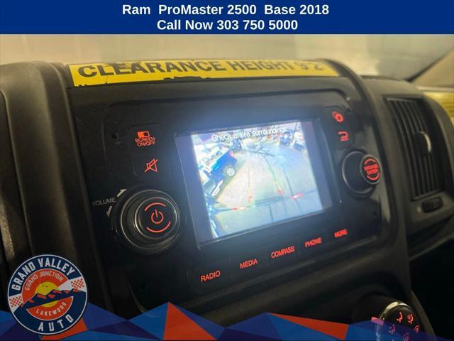 used 2018 Ram ProMaster 2500 car, priced at $17,988